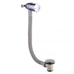 Bath Filler Overflow with Click Clack Waste - Chrome