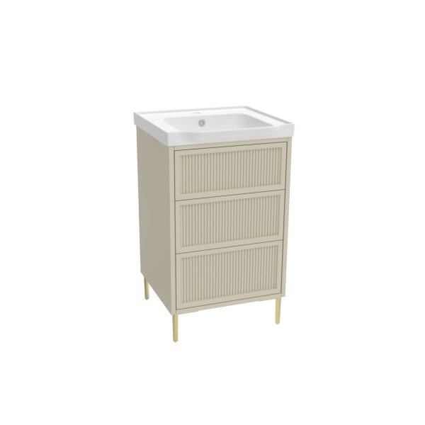 500 Freestanding Fluted Cabinet & Basin Stone