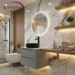 Elsa 500 Wall Hung Vanity Units Double Drawer with White Worktop