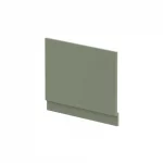 Straight Bath End Panel 700mm and Plinth Green