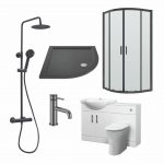 Stellar Atlantic Black 1050 mm Vanity Set