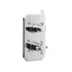 Twin Thermostatic Shower Valve Chrome  210 120 135