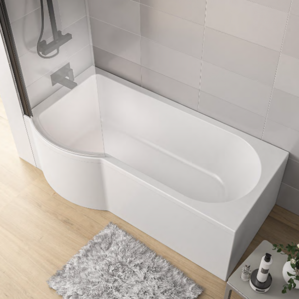 Portsmouth P-Shape Bath 1700 x 850
