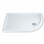 1200 x 900 ABS Low Profile 550 Radius Right Hand Shower Tray