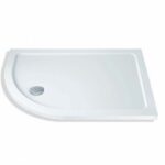 1200 x 900 ABS Low Profile 550 Radius Left Hand Shower Tray