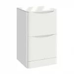 Borde 500 Floor Cabinet with Counter Top - 500w x 850h x 450d