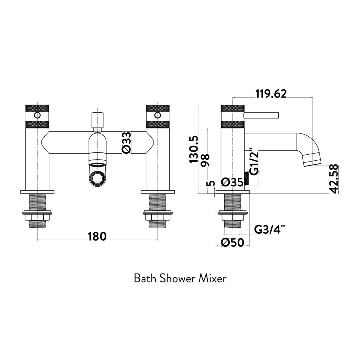 Orce Bath Shower Mixer - Image 4