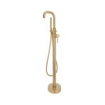 Orce Freestanding Bath Shower Mixer - Brushed Brass / Brushed Bronze