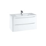 Borde 900 Wall Cabinet with Basin - 900w x 450h x 450d