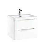 Borde 600 Wall Cabinet with Basin - 600w x 500h x 450d