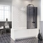 Mono Square 6mm Edge Bath Screen 1400 x 800