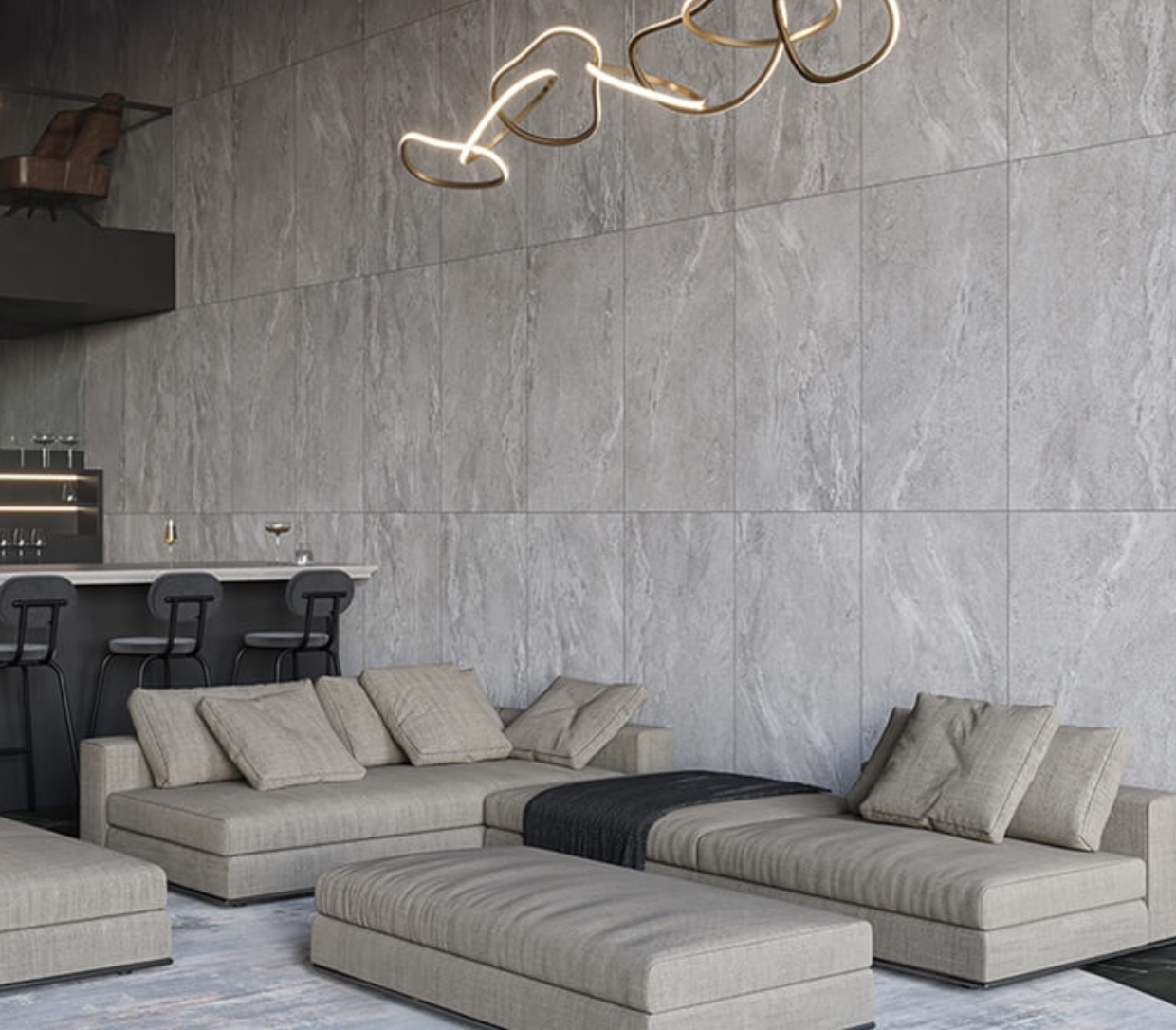 38 Tierra Grey Stone Effect Matt Glazed Tiles 30 X 60 CM - Image 1