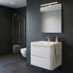 Borde 500 Wall Cabinet with Basin - 500w x 500h x 450d