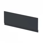 Straight Bath Front Panel 1700mm and Plinth Soft Black