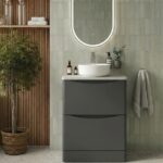 Elsa 600 Floor Standing Vanity Units with Worktop