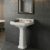 Carlton 560mm Basin & Pedestal 2 Tap Hole - Image 2