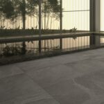 Magma Anthracite Porcelain Anti Slip Tiles Floor 50 X 50 CM