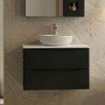 Elsa 900 Wall Hung Vanity Units Double Drawer with Worktop
