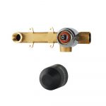 Jaquar In-wall Body of 2 Hole Wall Mounted Basin Mixer