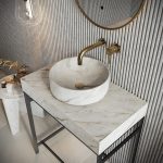 Escato Round Marble Basin