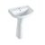 Jaquar Wall Hung Basin with Full Pedestal and Fixing Accessories
