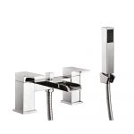 Dunk Shower Mixer with shower kit and wall bracket