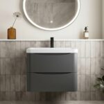 Elsa 800 Wall Hung Vanity Units Double Drawer with Basin