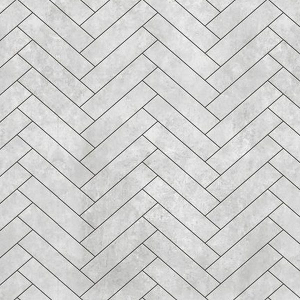 1M X 2.4M Chevron Grey (Matt) Deluxe Panel
