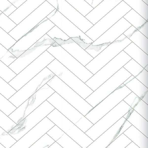 1M X 2.4M Chevron Marble Deluxe Panel