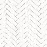 1M X 2.4M Chevron White Deluxe Panel