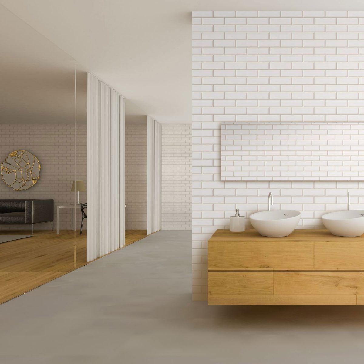 1M X 2.4M London Tile Deluxe Panel - Image 3