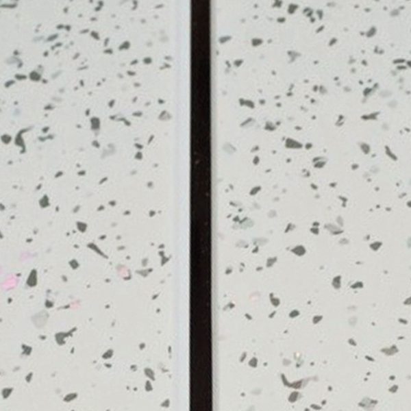 9.5mm White Sparkle Chrome (Gloss) Classic Ceiling Panel