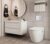 Borde 900 Wall Cabinet with Basin - 900w x 450h x 450d