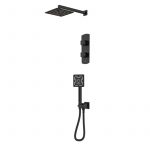 Jaquar Combo of Aquamax Thermostatic Shower Mixer with 2-way diverter , Shower Arm, Overhead Shower, Hand Shower, Shower Hose & Wall Outlet