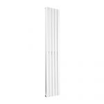 Leicester Towel Radiators Double Athracite Towel Rail 1800h x 340w x 69d mm