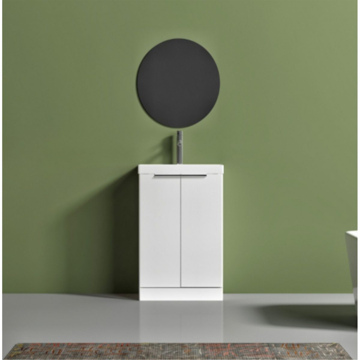 Vale 500 Floor Standing Vanity Unit & Basin - Image 1