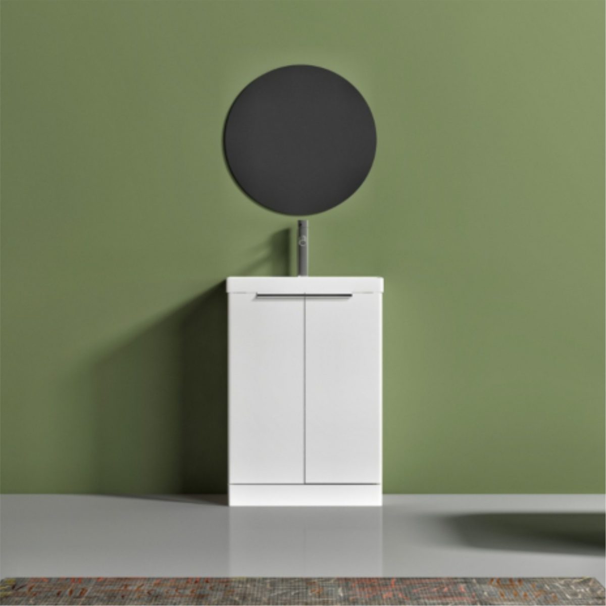 Vale 600 Floor Standing Vanity Unit & Basin - Image 1