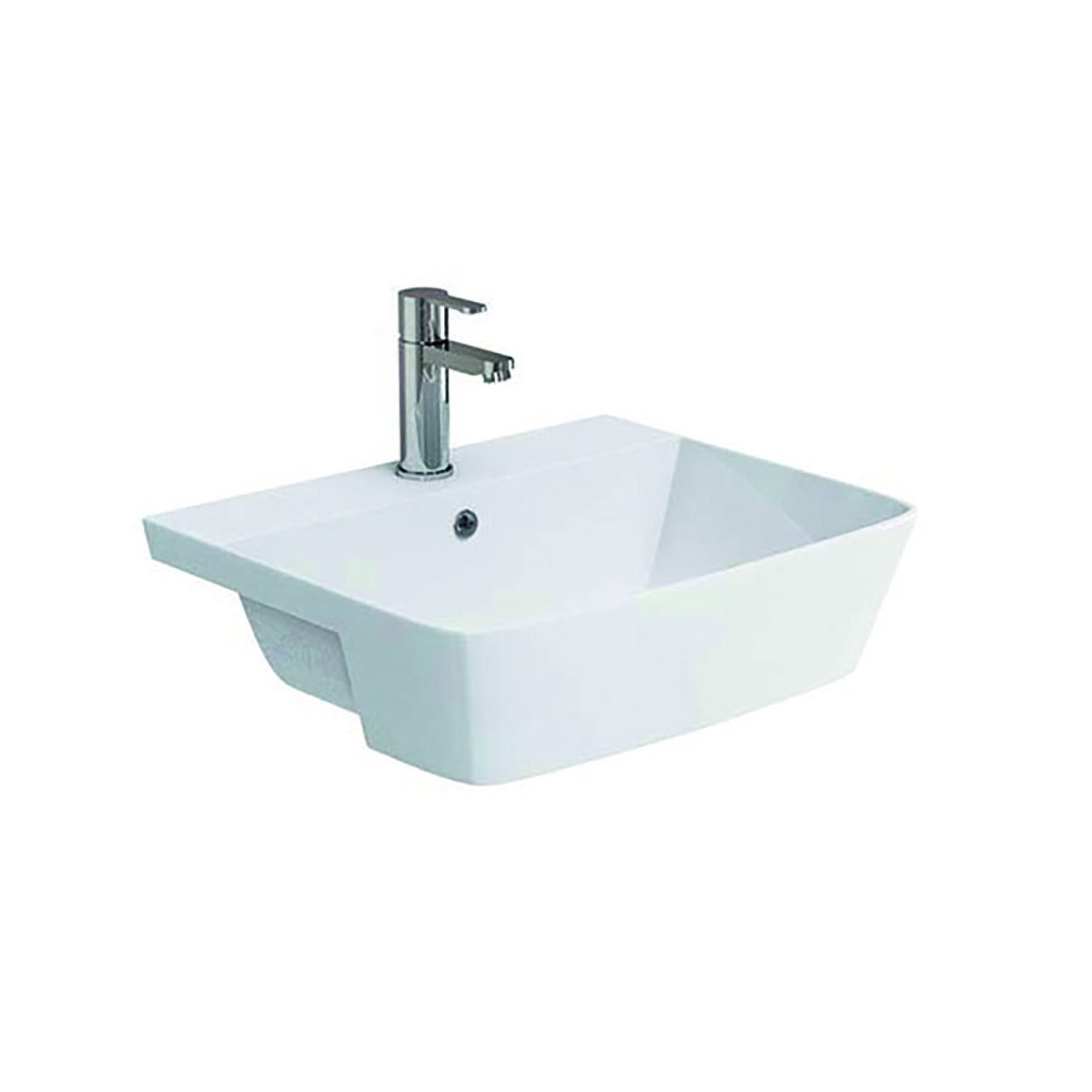 Silo Semi Recessed Basin Square - Image 2