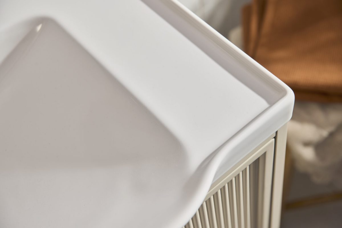 500 Freestanding Fluted Cabinet & Basin Stone - Image 2
