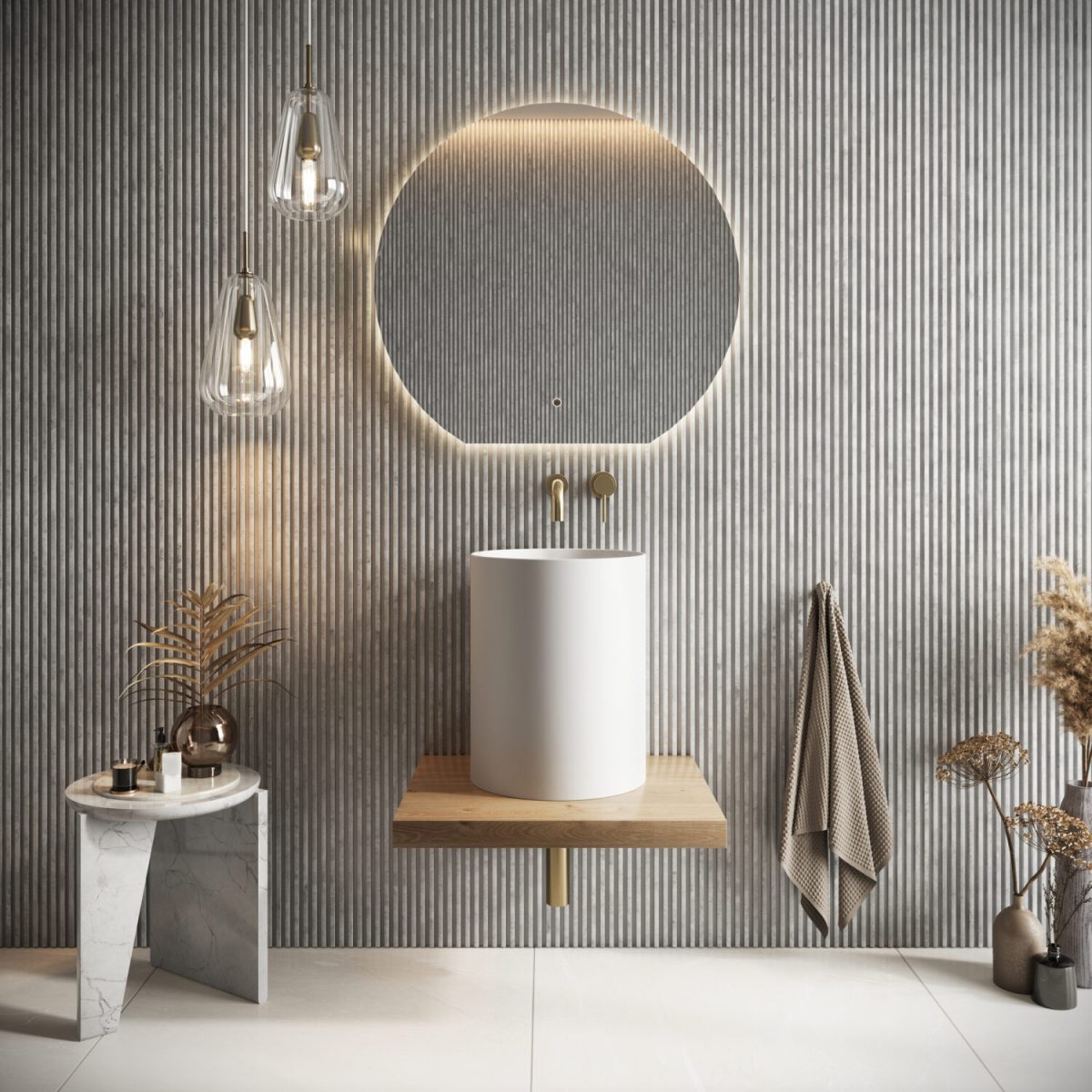 Silo Tall Basin  - Gloss White - Image 2