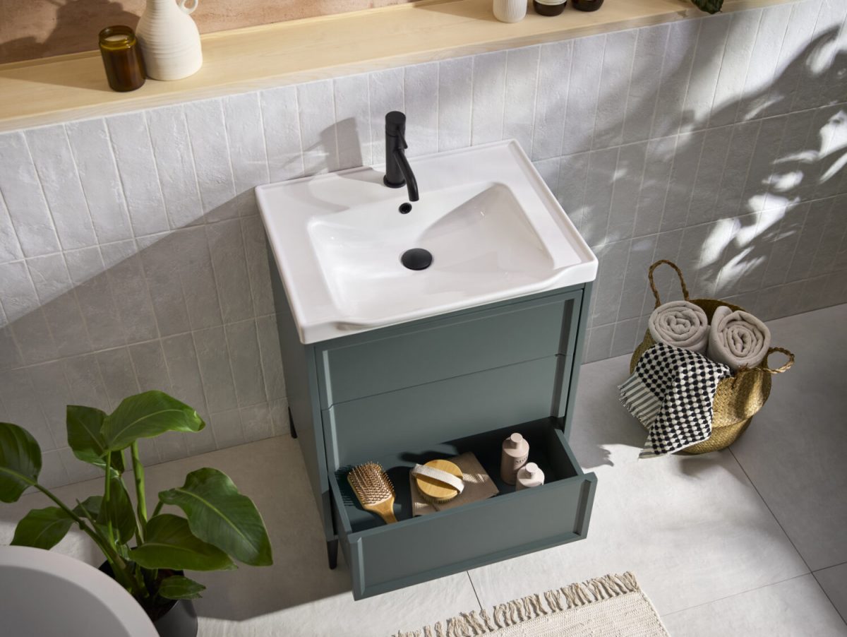600 Freestanding Cabinet & Basin - Image 2