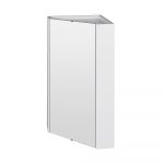 Mayfer Wall Hung Corner Single Door Mirror Cabinet