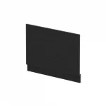 Straight Bath End Panel 800mm and Plinth Black