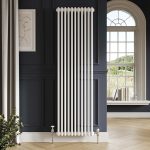 Newcastle Towel Radiators 2 Column-White Towel Rail 1500h x 425w x 70d