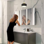 Neon LED Aluminium Cabinets with Mirror Sides