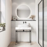 Orce Fluted Round Countertop Basin