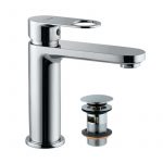 Jaquar Mono Basin Mixer with slotted click clack waste