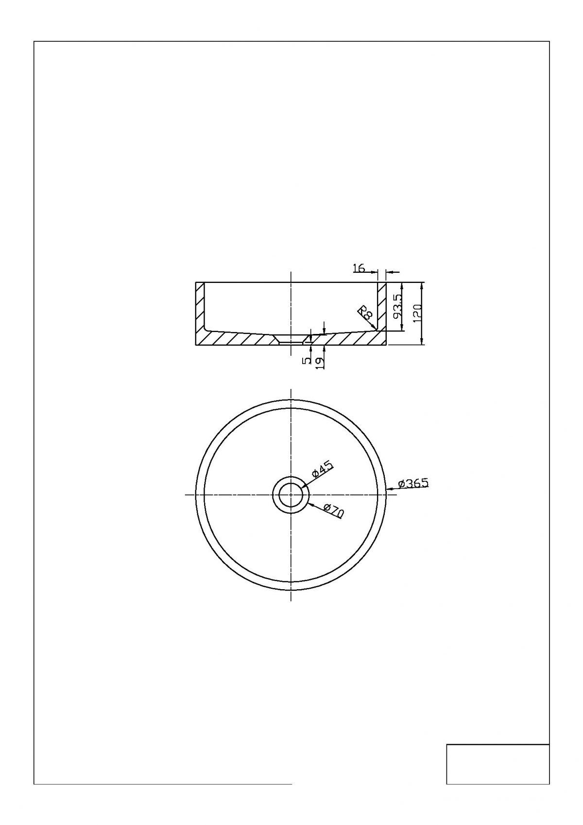 Silo Round Countertop Basin - Image 2