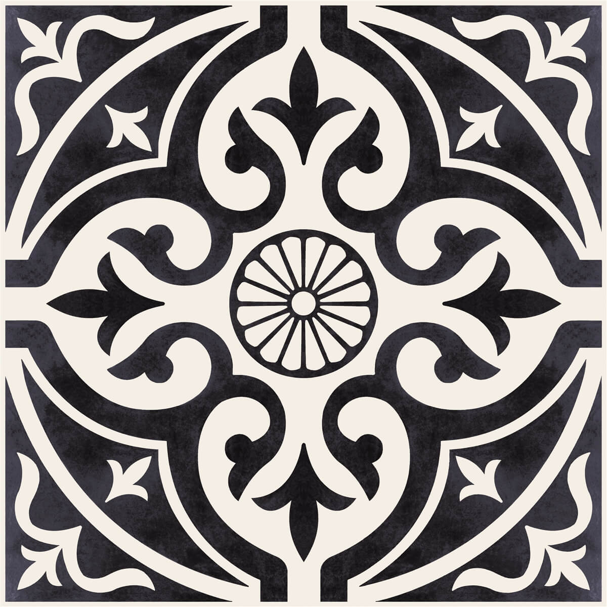 S21862_1 Devonstone Matt Black Glazed Porcelain Tiles 33 X 33 CM - Image 1
