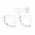 S6 Brushed Brass Double Door Quadrant 800×800 - Image 3
